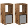 Stolik nocny z szufladą 2 pcs Stare drewno 25,5 x 22 x 49,5 cm