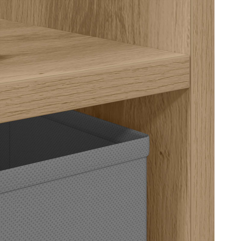 Stolik nocny 2 pcs Dąb rzemieślniczy 25,5 x 22 x 49,5 cm