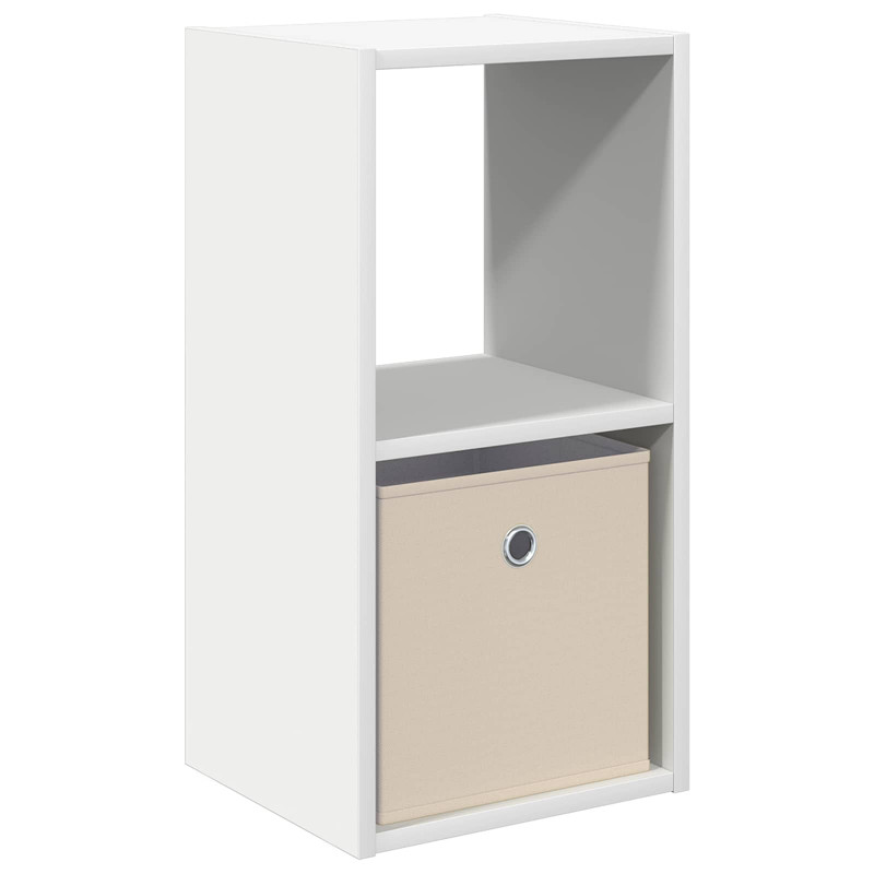 Stolik nocny Biały 30,5 x 27 x 59,5 cm Materiał drewnopochodny