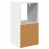 Stolik nocny Biały 30,5 x 27 x 59,5 cm Materiał drewnopochodny