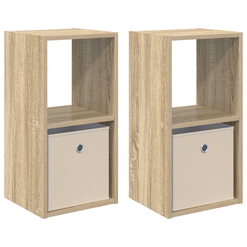 Stolik nocny z szufladą 2 pcs Dąb Sonoma 30,5 x 27 x 59,5 cm
