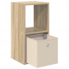 Stolik nocny z szufladą 2 pcs Dąb Sonoma 30,5 x 27 x 59,5 cm