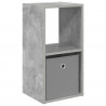 Stolik nocny z szufladą Betonowy szary 30,5 x 27 x 59,5 cm