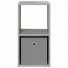 Stolik nocny z szufladą Betonowy szary 30,5 x 27 x 59,5 cm
