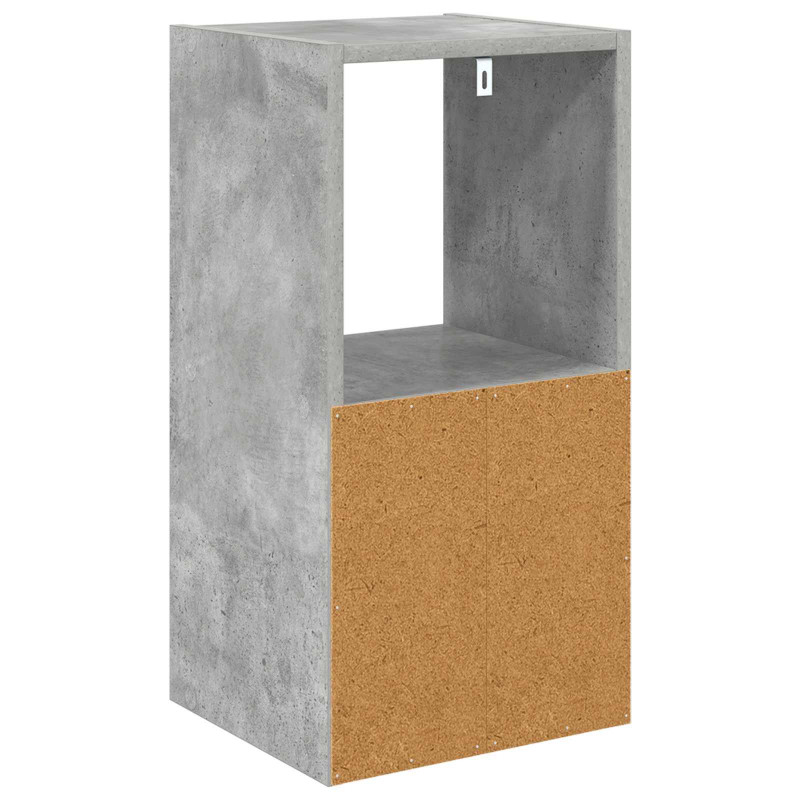 Stolik nocny z szufladą Betonowy szary 30,5 x 27 x 59,5 cm