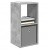 Stolik nocny 2 pcs Betonowy szary 30,5 x 27 x 59,5 cm