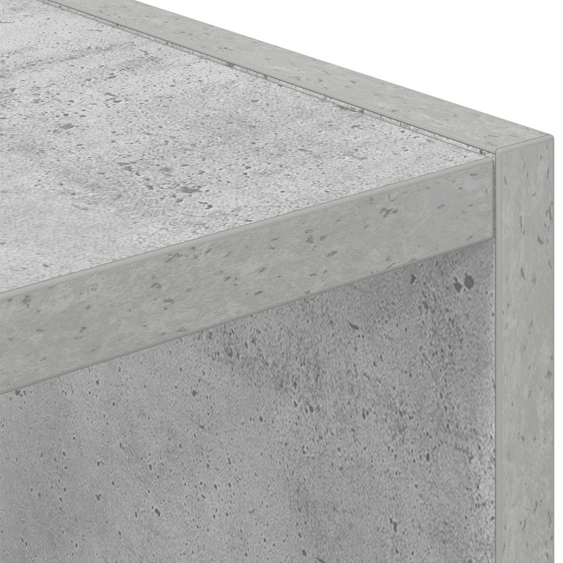 Stolik nocny 2 pcs Betonowy szary 30,5 x 27 x 59,5 cm