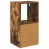 Stolik nocny z szufladą 2 pcs Dąb wędzony 30,5 x 27 x 59,5 cm