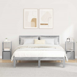 Stolik nocny z szufladą 2 pcs Szary Sonoma 30,5 x 27 x 59,5 cm