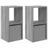 Stolik nocny z szufladą 2 pcs Szary Sonoma 30,5 x 27 x 59,5 cm
