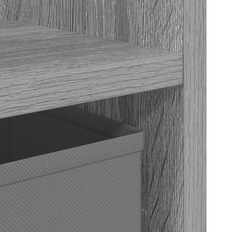 Stolik nocny z szufladą 2 pcs Szary Sonoma 30,5 x 27 x 59,5 cm