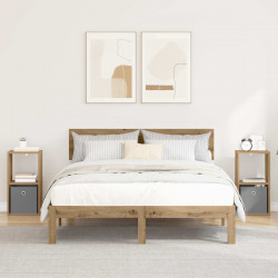 Stolik nocny 2 pcs Dąb rzemieślniczy 30,5 x 27 x 59,5 cm