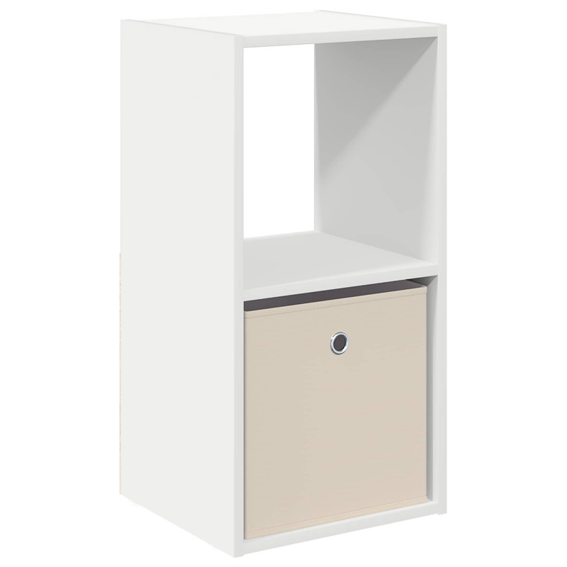 Stolik nocny Biały 35 x 32 x 68,5 cm Materiał drewnopochodny