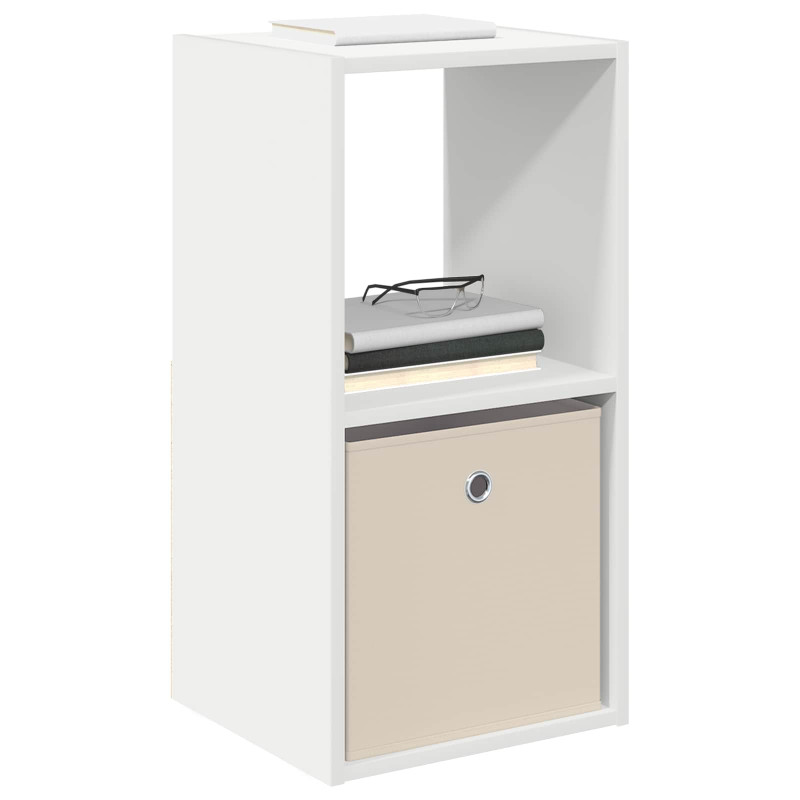 Stolik nocny z szufladą 2 pcs Biały 35 x 32 x 68,5 cm