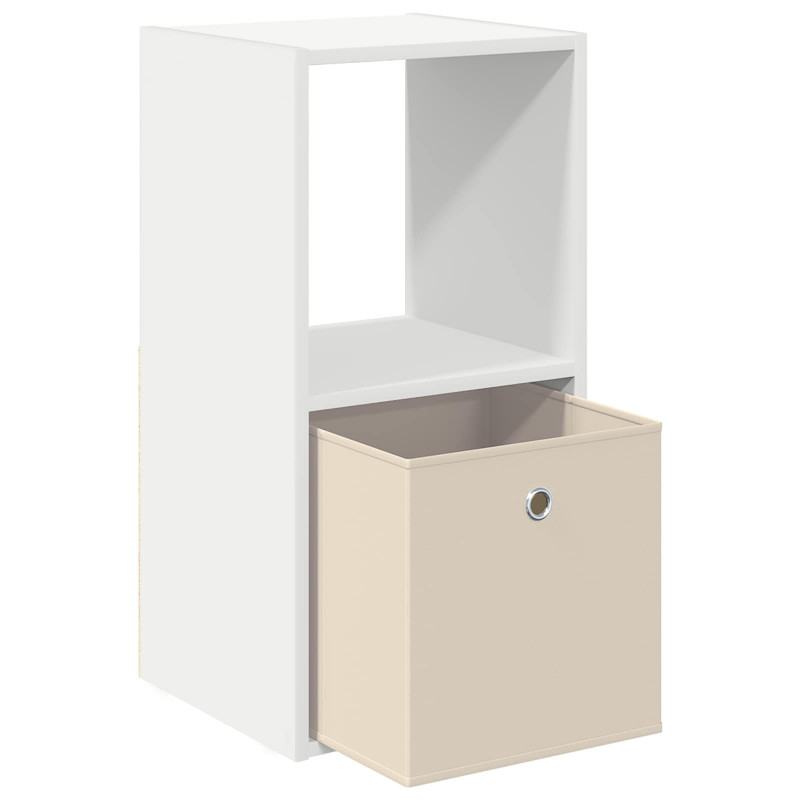 Stolik nocny z szufladą 2 pcs Biały 35 x 32 x 68,5 cm