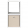 Stolik nocny z szufladą 2 pcs Biały 35 x 32 x 68,5 cm
