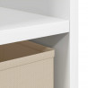 Stolik nocny z szufladą 2 pcs Biały 35 x 32 x 68,5 cm