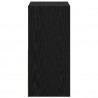 Stolik nocny z szufladą 2 pcs Czarny Dąb 35 x 32 x 68,5 cm