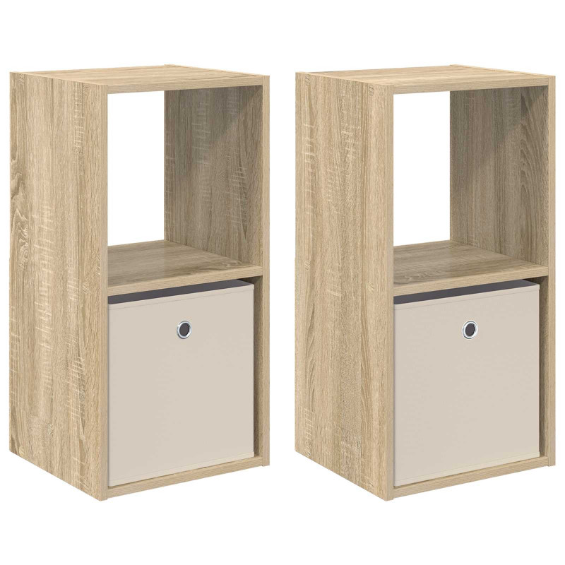 Stolik nocny z szufladą 2 pcs Dąb Sonoma 35 x 32 x 68,5 cm