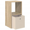 Stolik nocny z szufladą 2 pcs Dąb Sonoma 35 x 32 x 68,5 cm