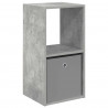 Stolik nocny z szufladą Betonowy szary 35 x 32 x 68,5 cm