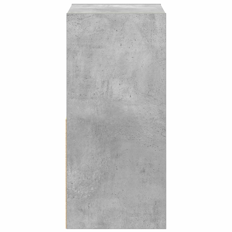 Stolik nocny z szufladą Betonowy szary 35 x 32 x 68,5 cm