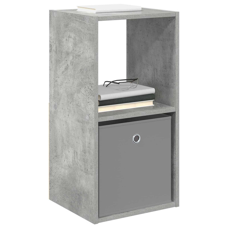 Stolik nocny z szufladą 2 pcs Betonowy szary 35 x 32 x 68,5 cm