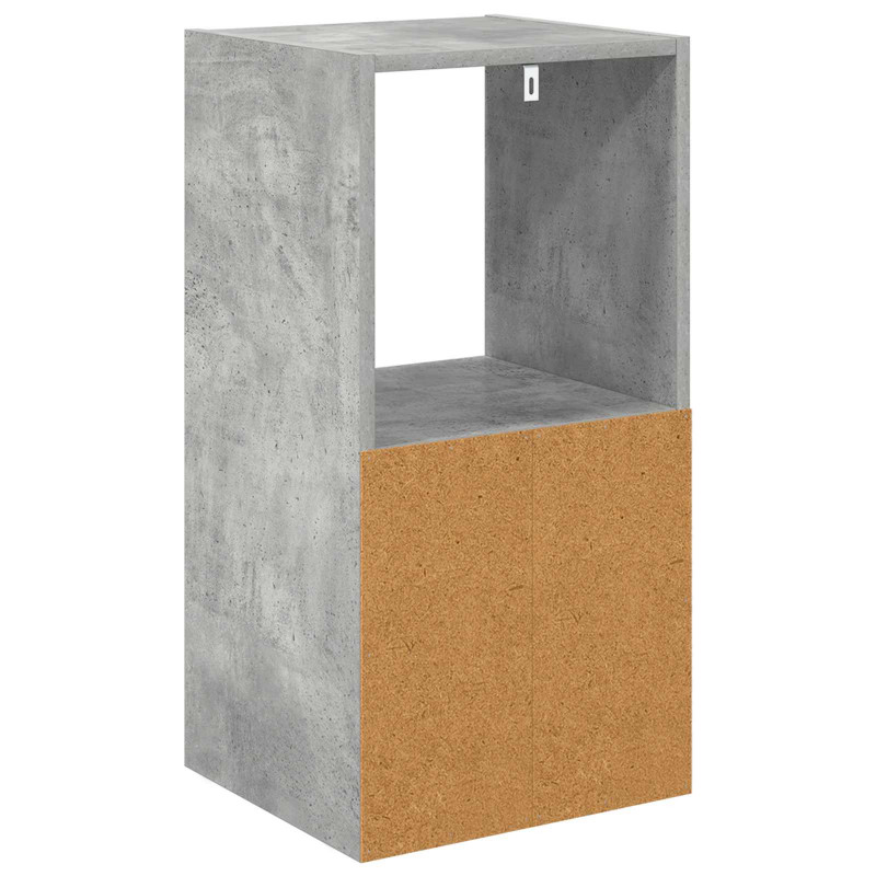 Stolik nocny z szufladą 2 pcs Betonowy szary 35 x 32 x 68,5 cm