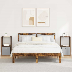 Stolik nocny z szufladą 2 pcs Dąb wędzony 35 x 32 x 68,5 cm