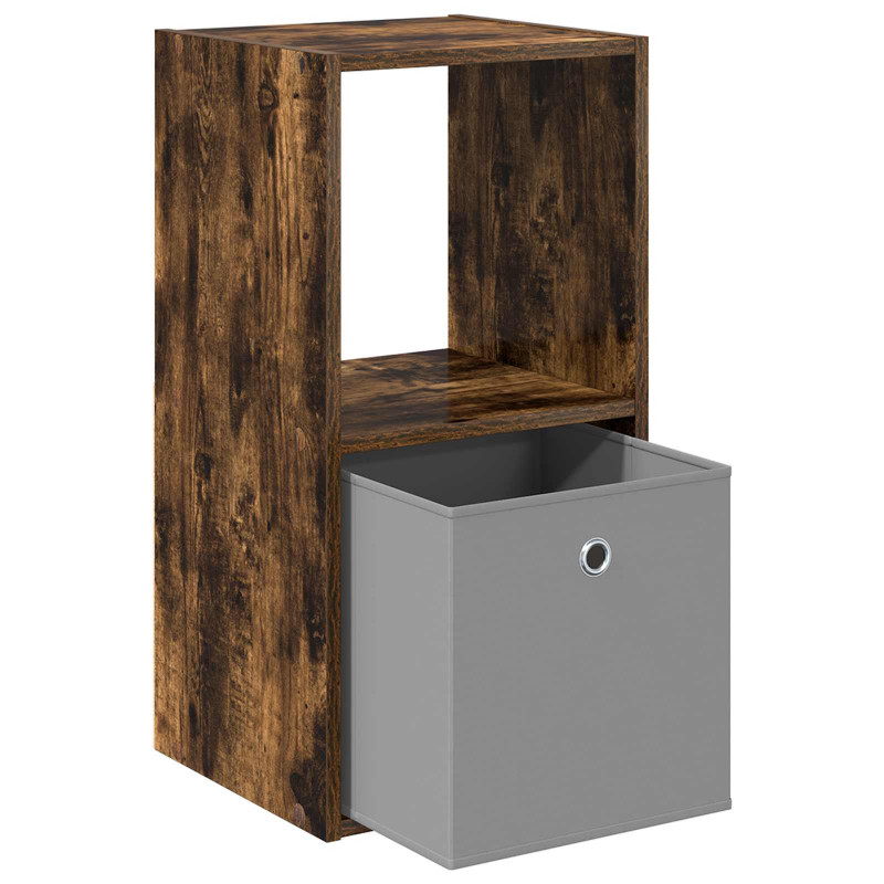 Stolik nocny z szufladą 2 pcs Dąb wędzony 35 x 32 x 68,5 cm