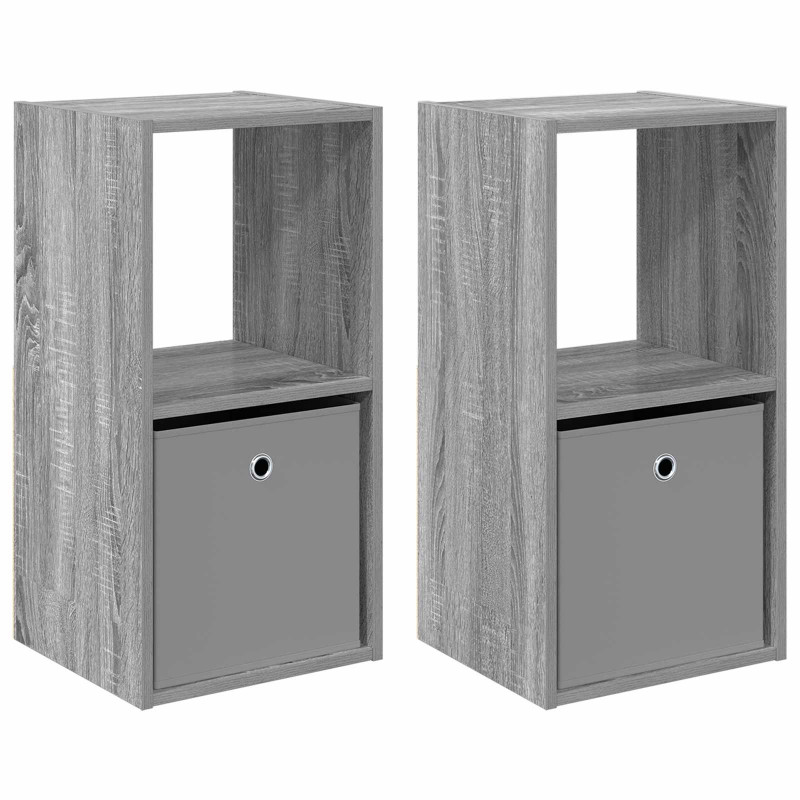 Stolik nocny 2 pcs Szary Sonoma 35 x 32 x 68,5 cm