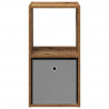 Stolik nocny z szufladą 2 pcs Stare drewno 35 x 32 x 68,5 cm