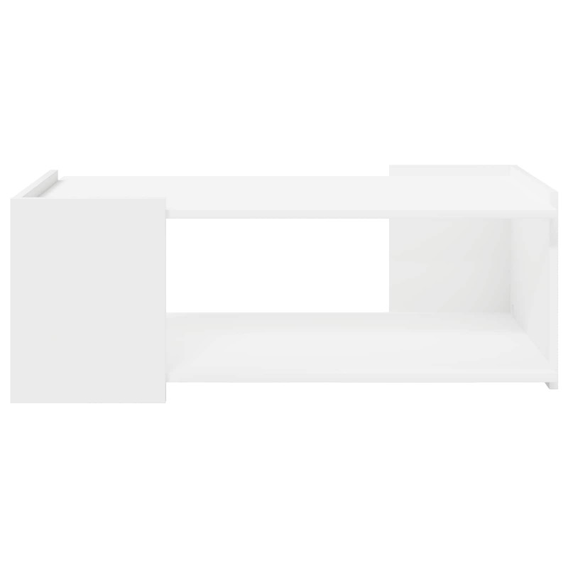 Stolik kawowy Biały 90 x 50 x 33 cm Drewno inżynieryjne