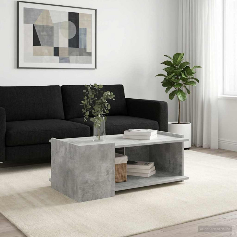 Stolik kawowy Betonowy szary 90 x 50 x 33 cm