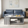 Stolik kawowy Szary Sonoma 90 x 50 x 33 cm Drewno inżynieryjne