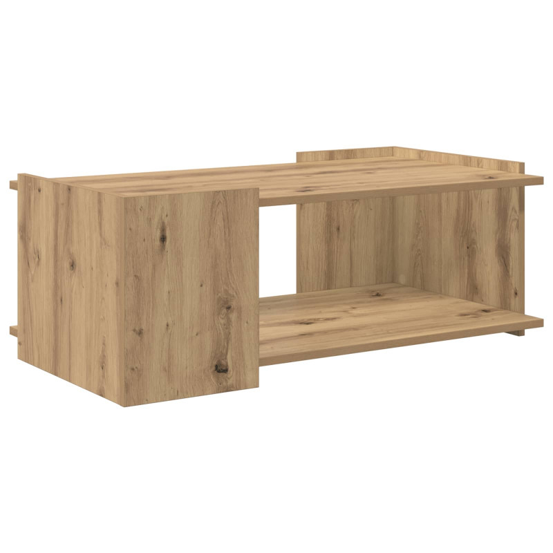 Stolik kawowy Dąb artisan 90 x 50 x 33 cm Drewno inżynieryjne