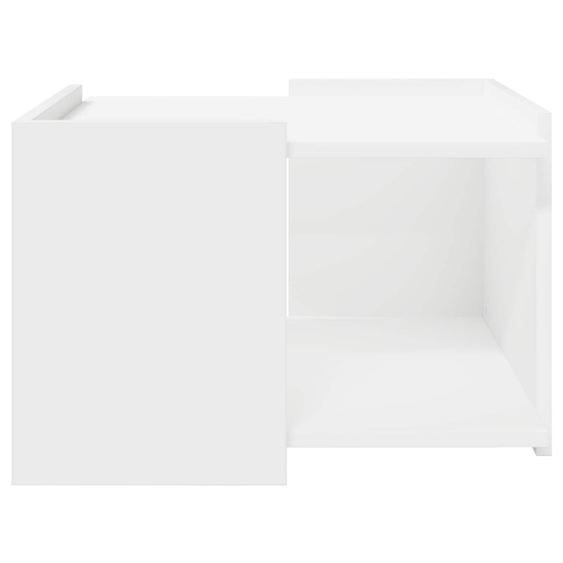 Stolik kawowy Biały 50,5 x 50 x 33 cm Drewno inżynieryjne