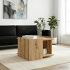 Stolik kawowy Dąb artisan 50,5 x 50 x 33 cm Drewno inżynieryjne