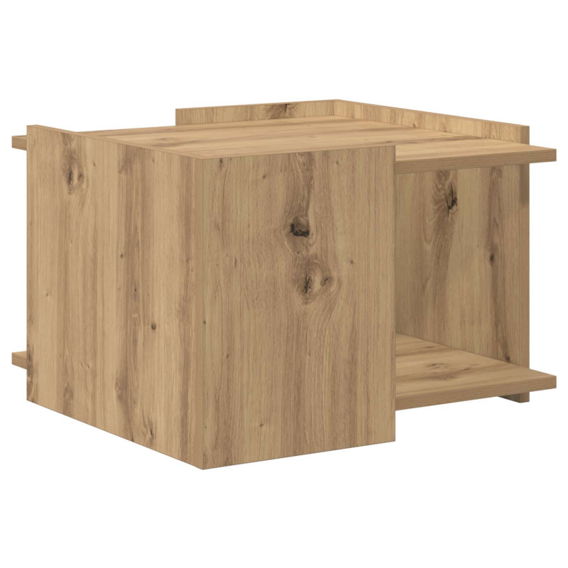 Stolik kawowy Dąb artisan 50,5 x 50 x 33 cm Drewno inżynieryjne