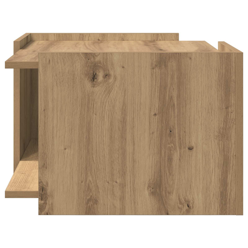 Stolik kawowy Dąb artisan 50,5 x 50 x 33 cm Drewno inżynieryjne