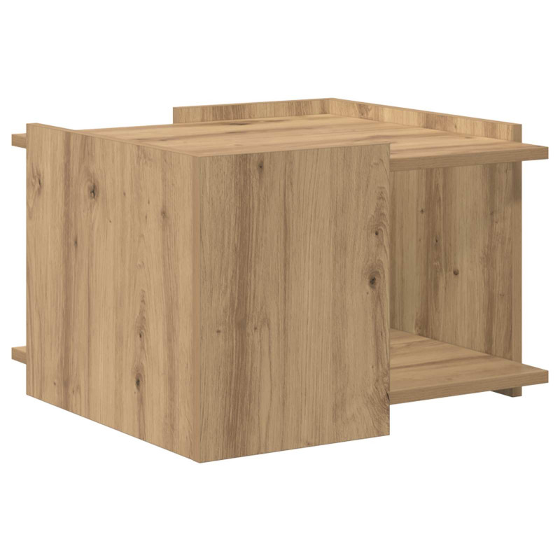 Stolik kawowy Dąb artisan 50,5 x 50 x 33 cm Drewno inżynieryjne