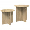 Zestaw stolików bocznych 2 pcs dąb Sonoma Drewno inżynieryjne