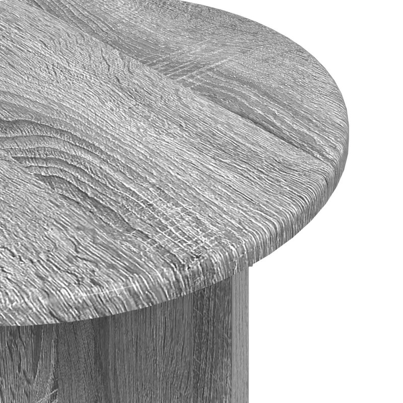Zestaw stolików bocznych 2 pcs Szary Sonoma Drewno inżynieryjne