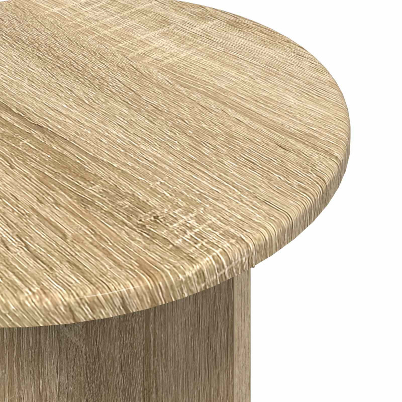Zestaw stolików bocznych 2 pcs dąb Sonoma Drewno inżynieryjne