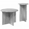 Zestaw stolików bocznych 2 pcs Szary Sonoma Drewno inżynieryjne