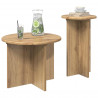 Zestaw stolików bocznych 2 pcs Dąb artisan Drewno inżynieryjne