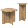 Zestaw stolików bocznych 2 pcs Dąb artisan Drewno inżynieryjne