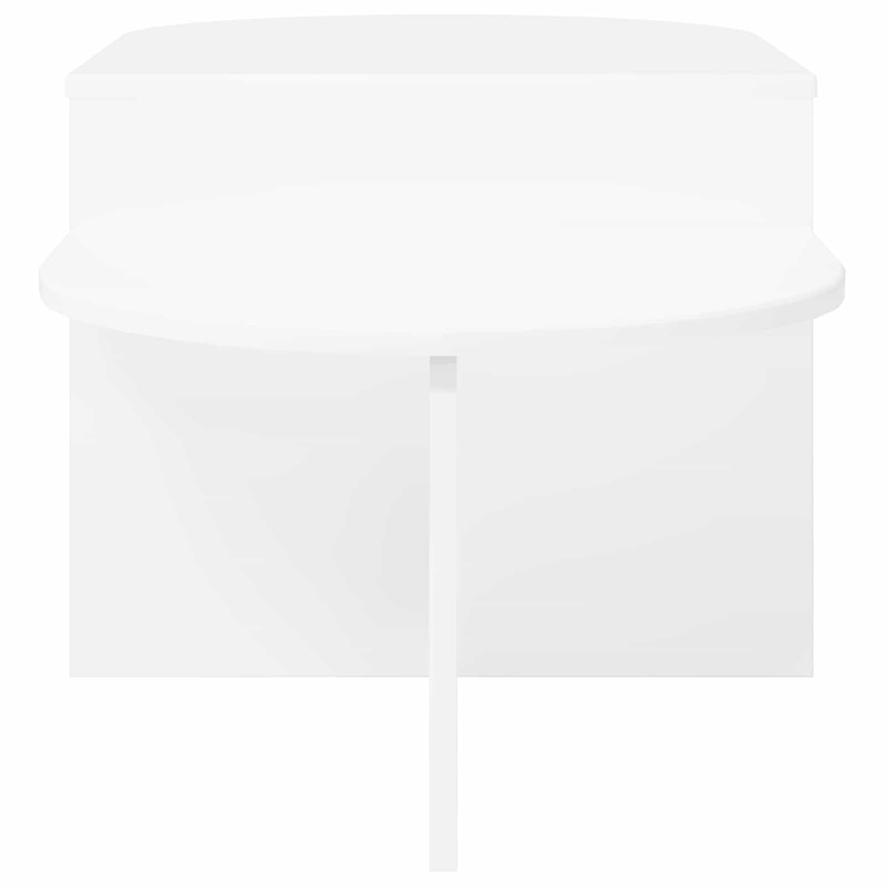 Stolik kawowy Biały 100 x 50 x 40 cm Drewno inżynieryjne