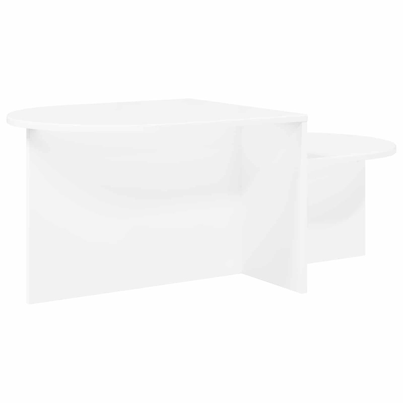 Stolik kawowy Biały 100 x 50 x 40 cm Drewno inżynieryjne