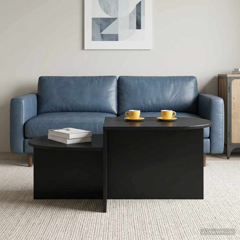 Stolik kawowy Czarny dąb 100 x 50 x 40 cm Drewno inżynieryjne